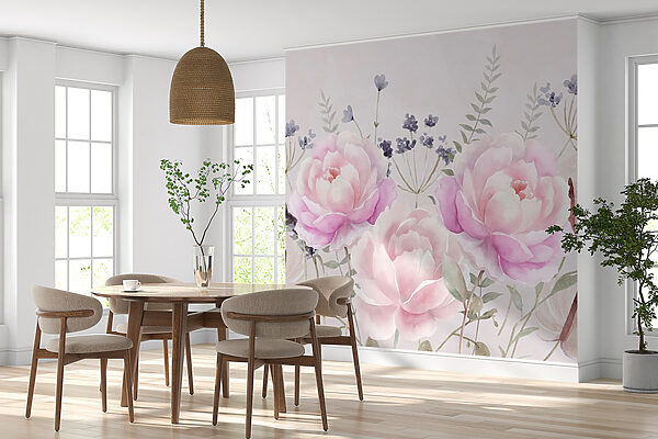 Watercolor painting of flowers Watercolor painting of flowers