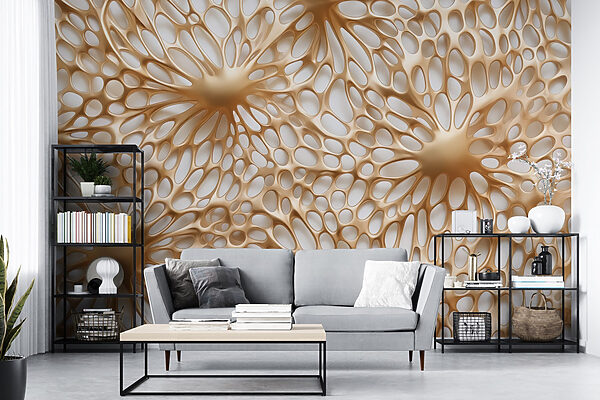 Intricate organic patterns in soft hues Intricate organic patterns in soft hues