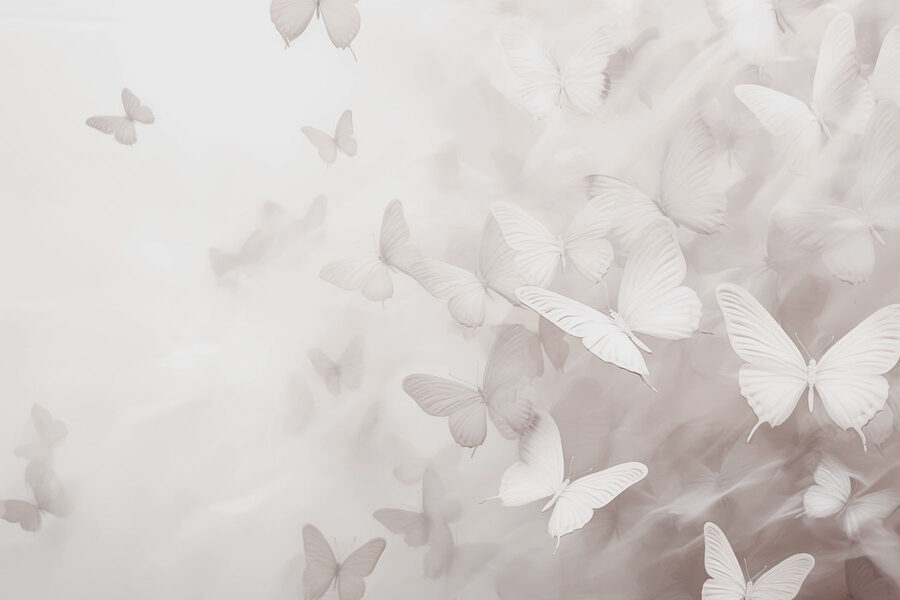 Wall murals Group of butterflies flying - Image 3