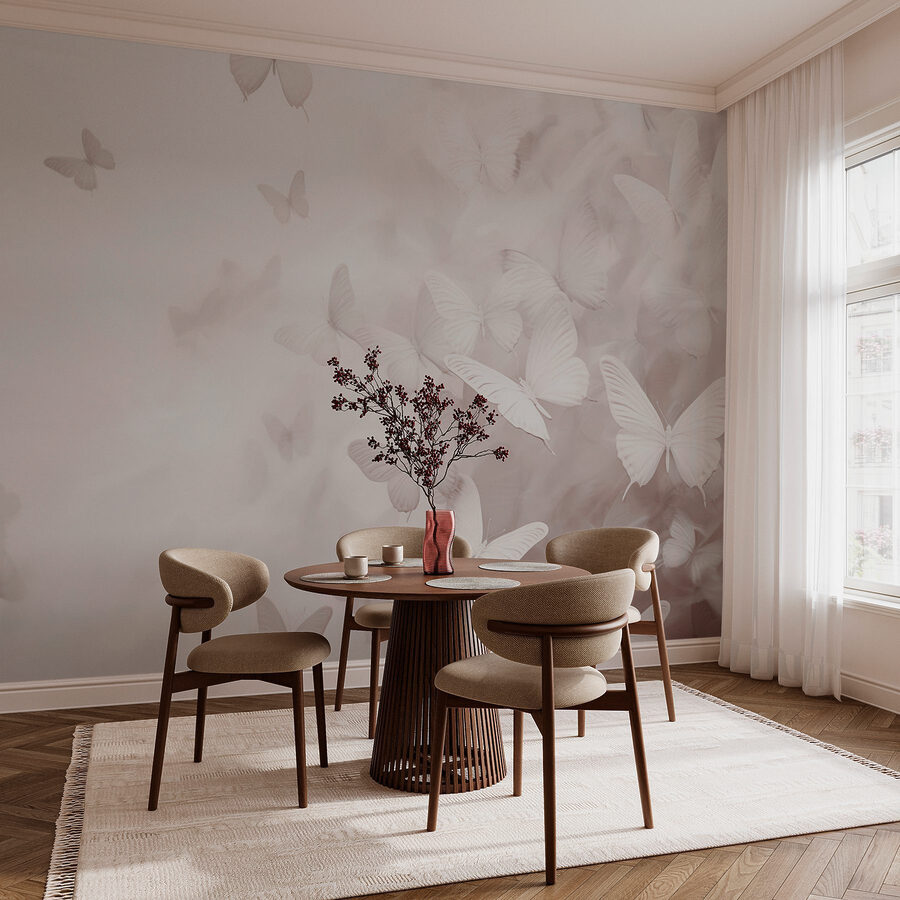 Wall murals Group of butterflies flying - Image 2