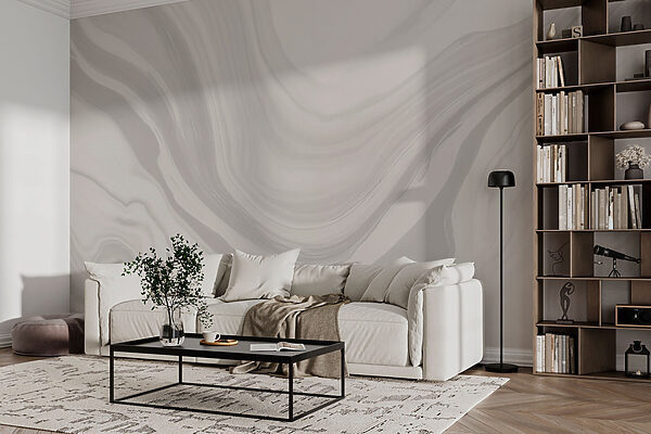White and gray marbled surface White and gray marbled surface
