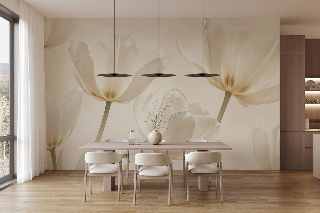 Group of white flowers