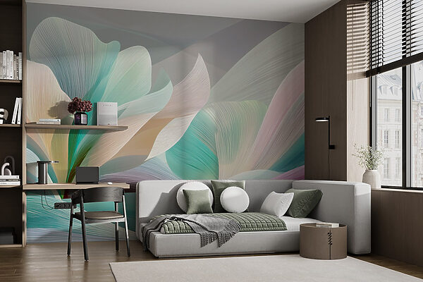 Soft hues of flowing elegance Soft hues of flowing elegance