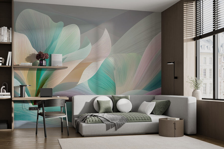 Soft hues of flowing elegance