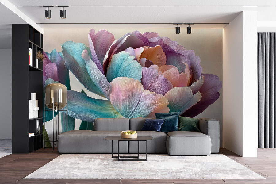 Delicate petals in soft hues.
