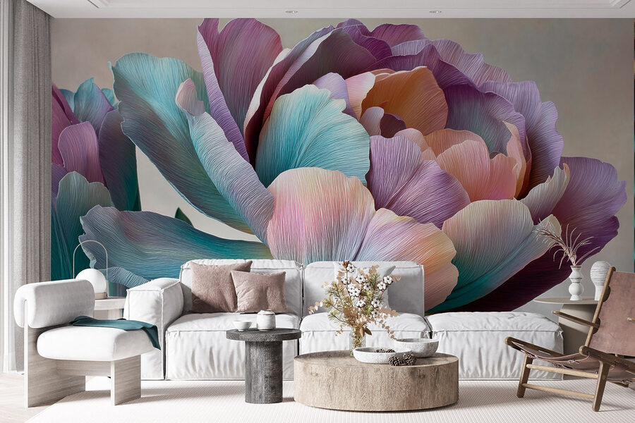Delicate petals in soft hues.