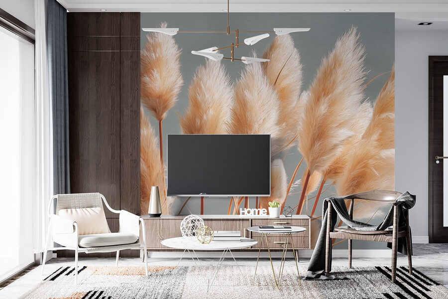 Wall murals Group of fluffy plants - Image 2