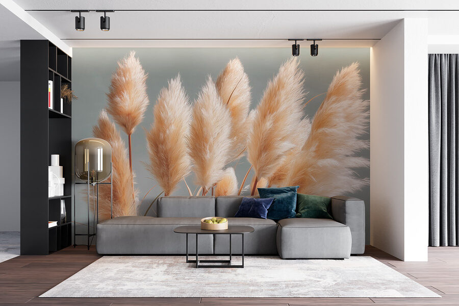 Wall murals Group of fluffy plants - Image 3