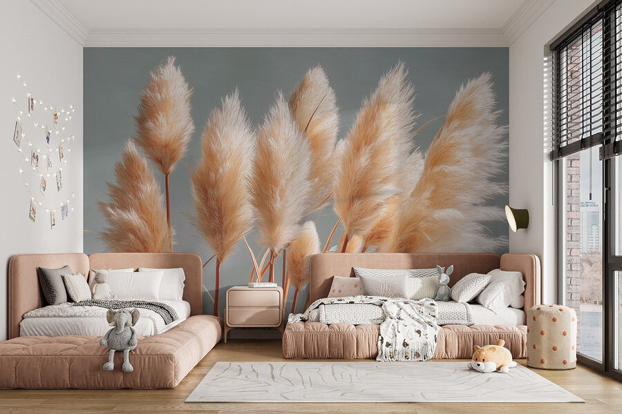 Wall murals Group of fluffy plants - Image 4