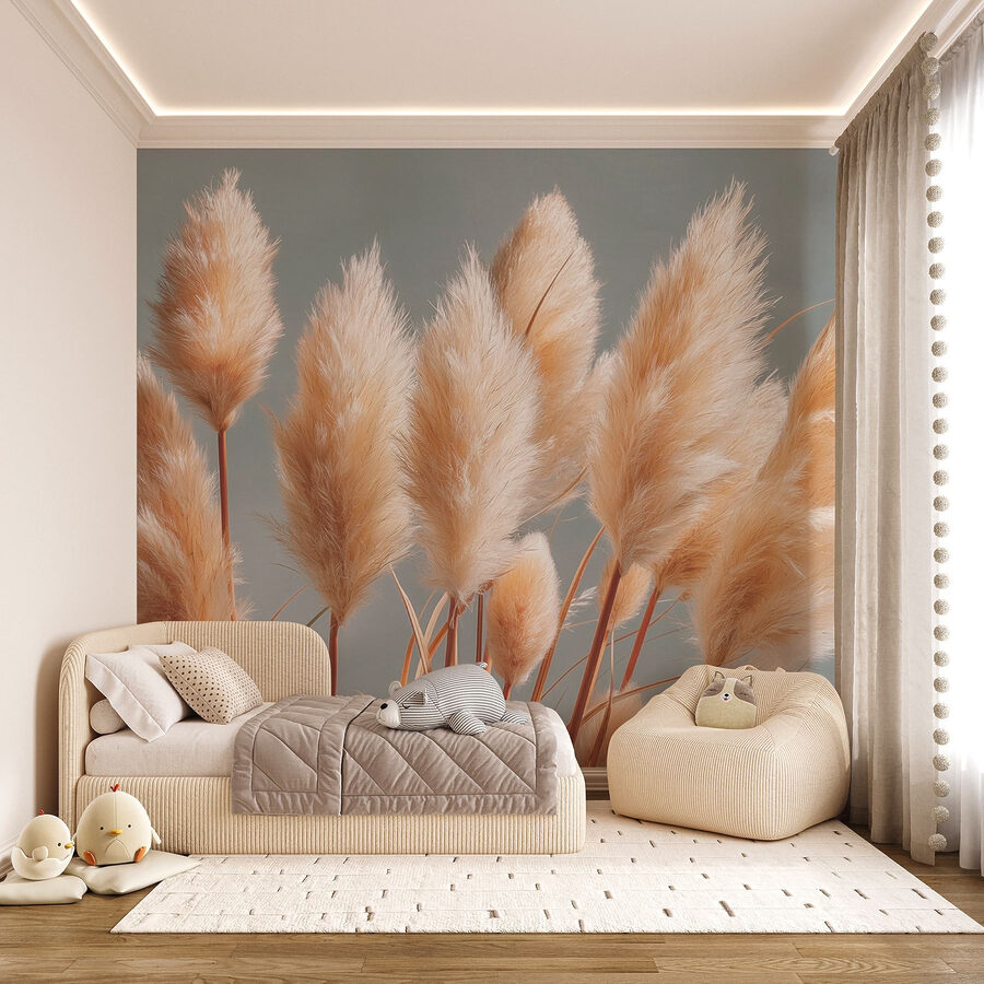 Wall murals Group of fluffy plants - Image 5