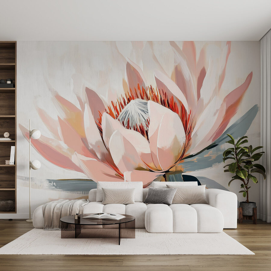 Wall murals Delicate petals in soft hues - Image 2