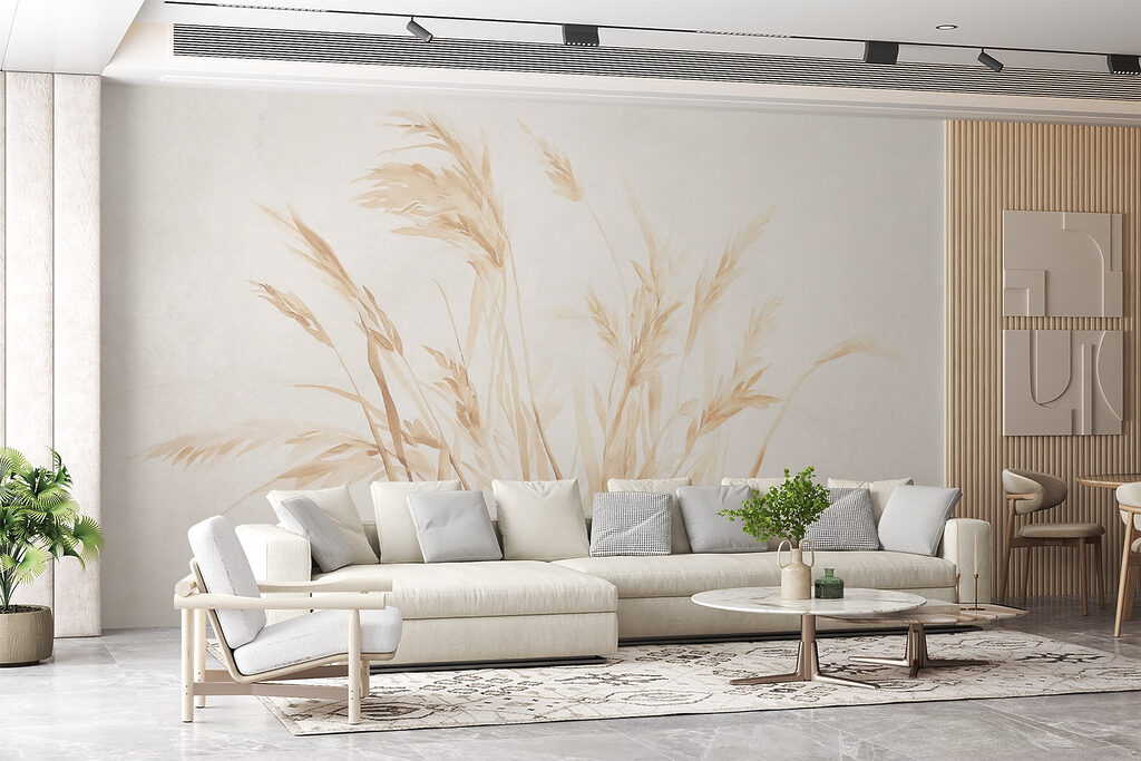 Delicate grasses against a soft background Delicate grasses against a soft background