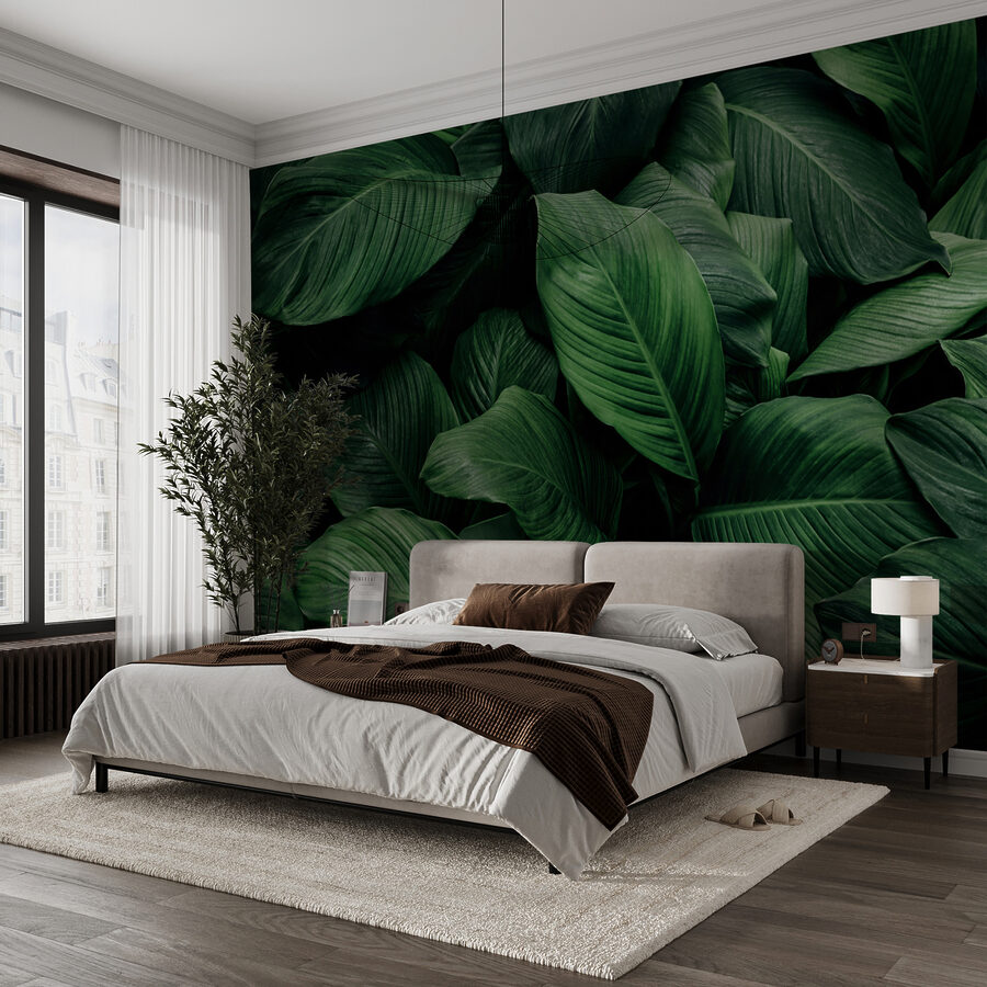 Large green leaves