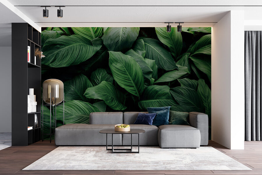 Large green leaves