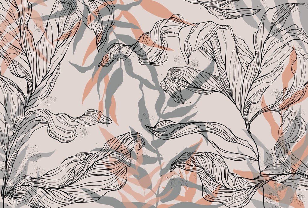 Pattern of leaves and branches Pattern of leaves and branches