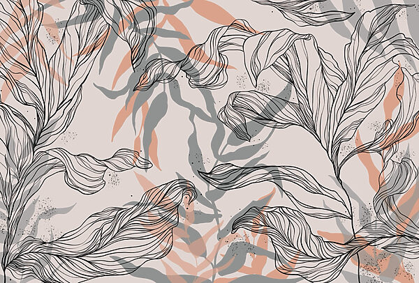 Pattern of leaves and branches Pattern of leaves and branches