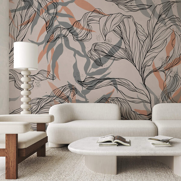 Pattern of leaves and branches Pattern of leaves and branches