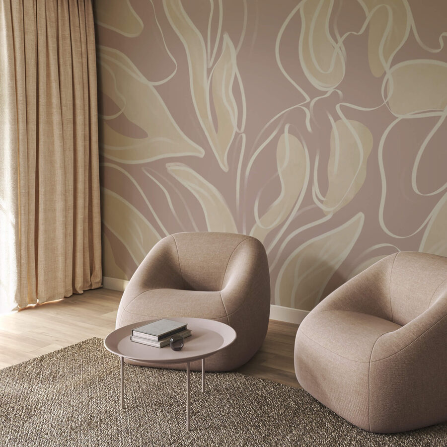 Nature-inspired leaf pattern design.