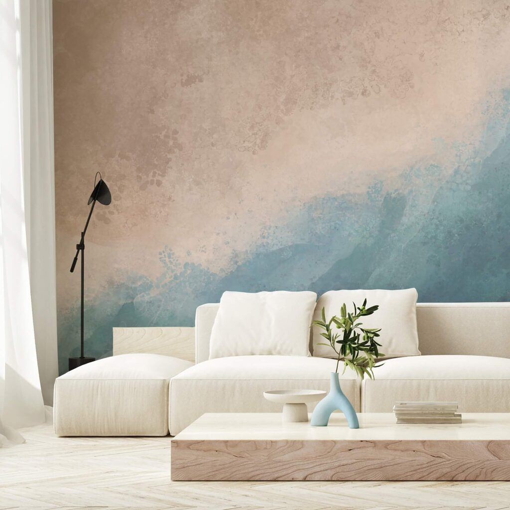 Blue and white water Blue and white water