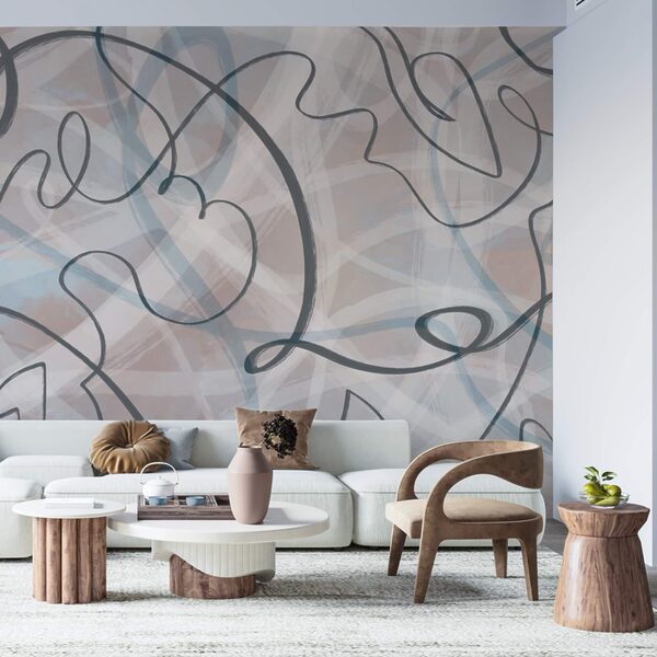 Flowing lines and soft hues blend. Flowing lines and soft hues blend.