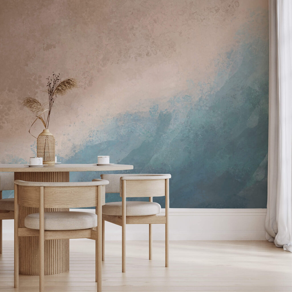 Blue and white water Blue and white water