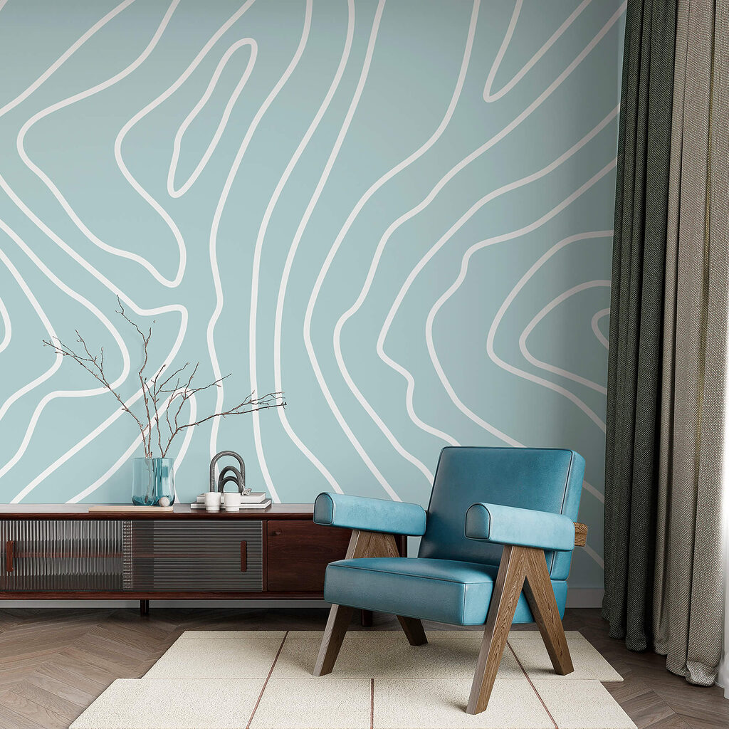 White lines on a blue background White lines on a blue background