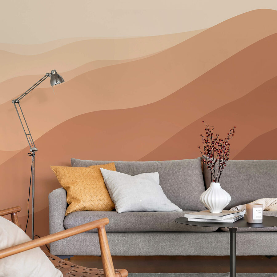 Wall murals Brown and white sand hills - Image 2