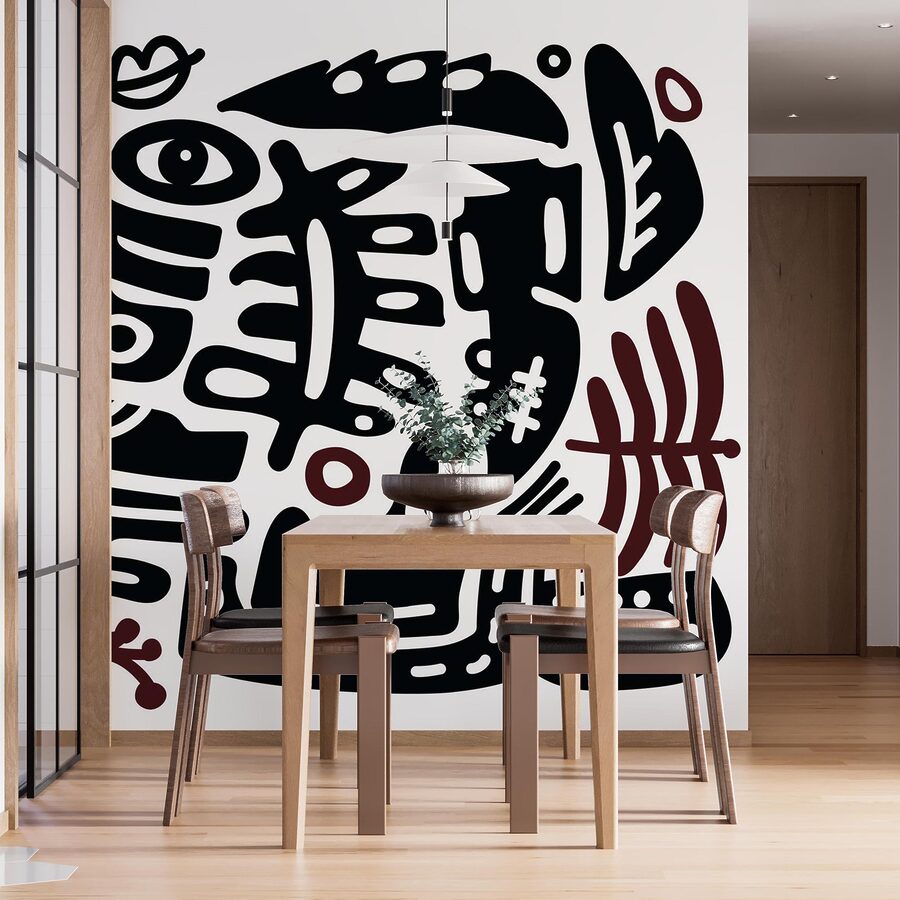 Black and white art