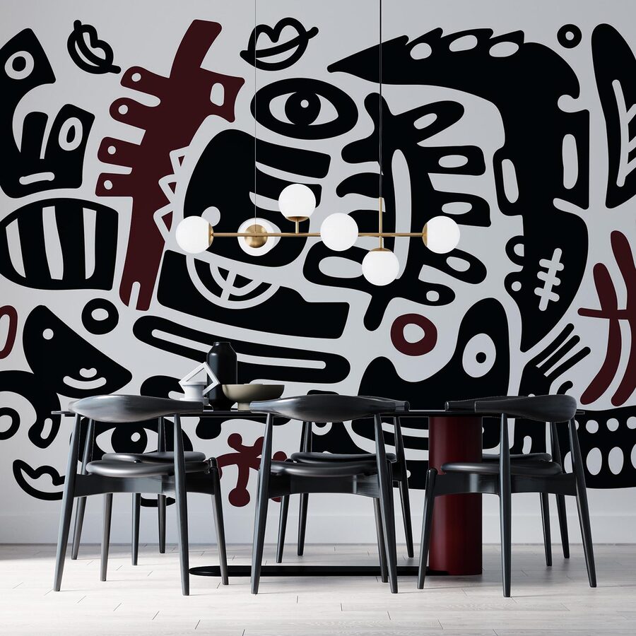 Black and white art