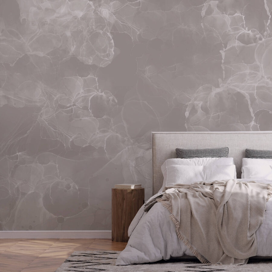 Wall murals Grey and white background - Image 2