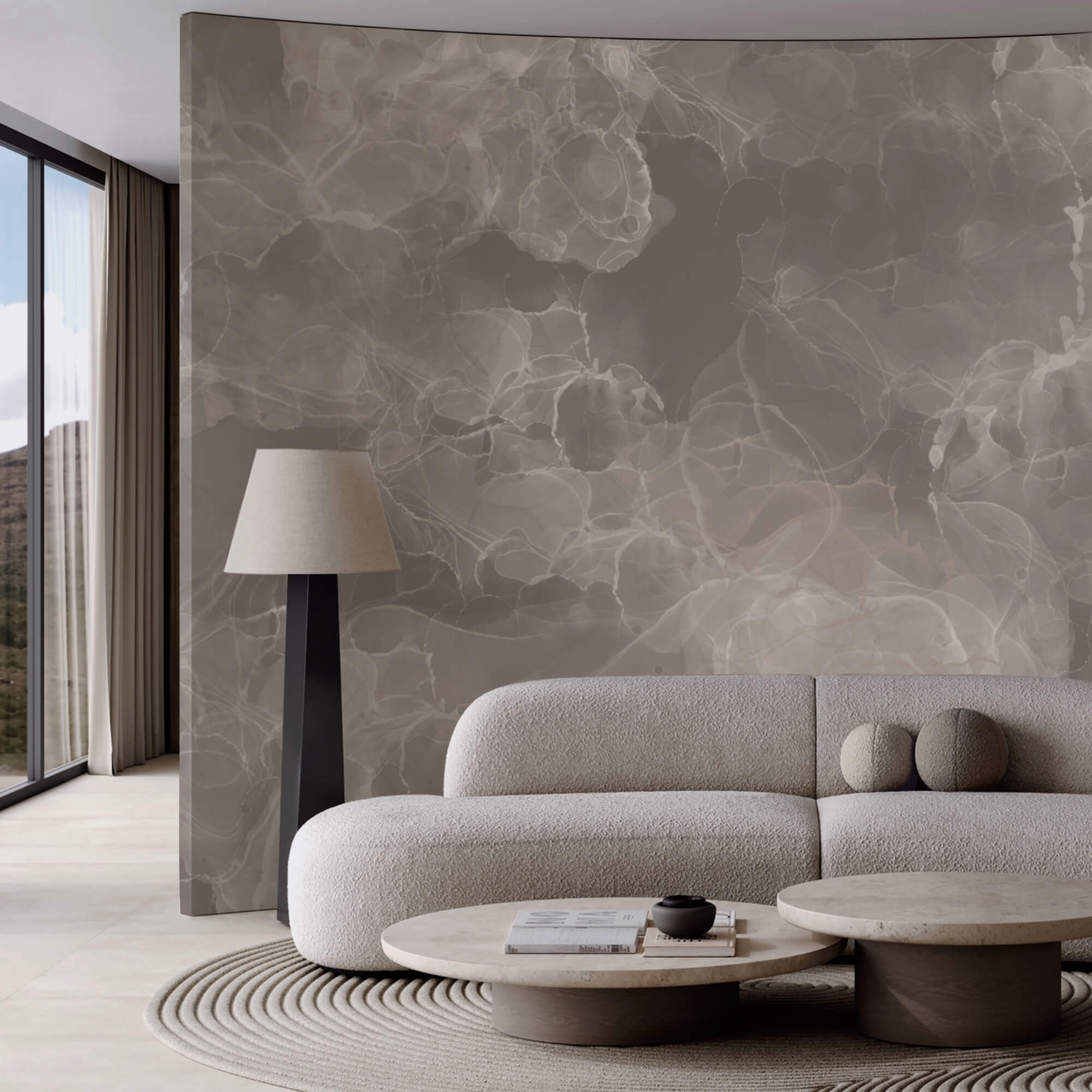 Grey and white background