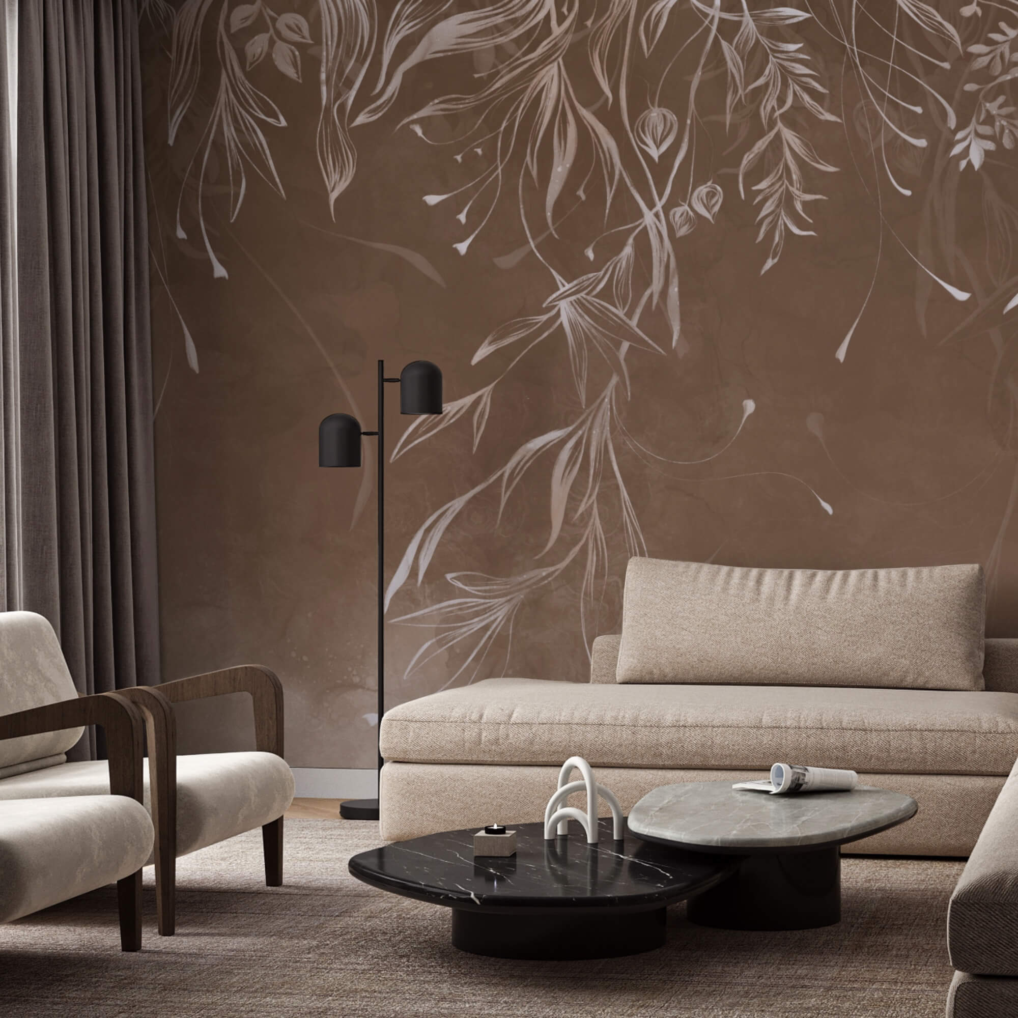 Delicate patterns in soft tones Delicate patterns in soft tones