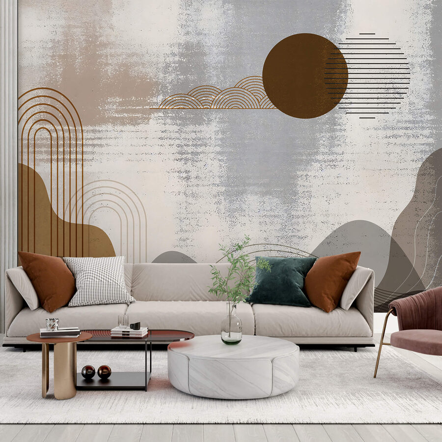 Wall murals Painting of a landscape - Image 2