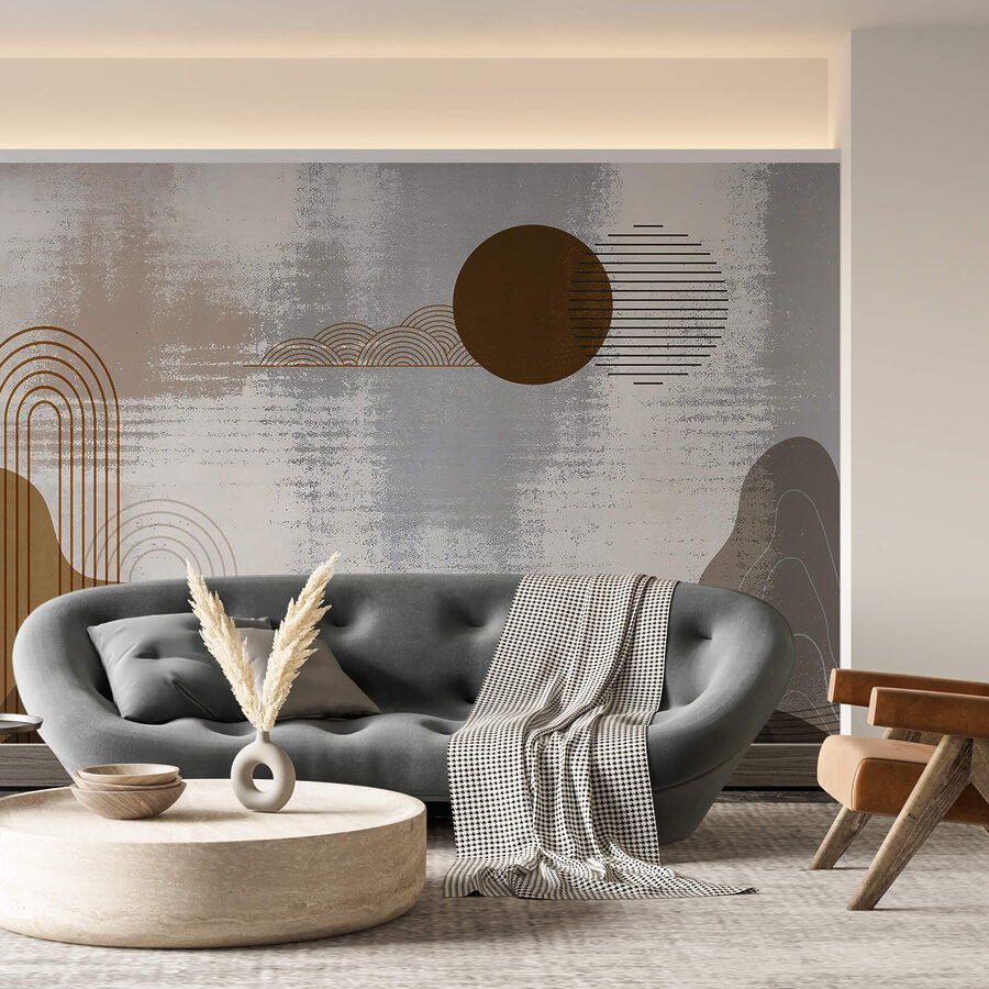 Wall murals Painting of a landscape - Image 3