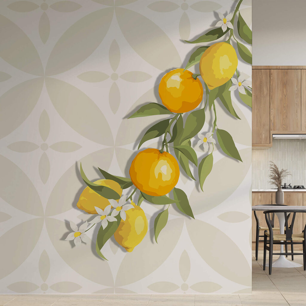 Yellow fruit on a branch