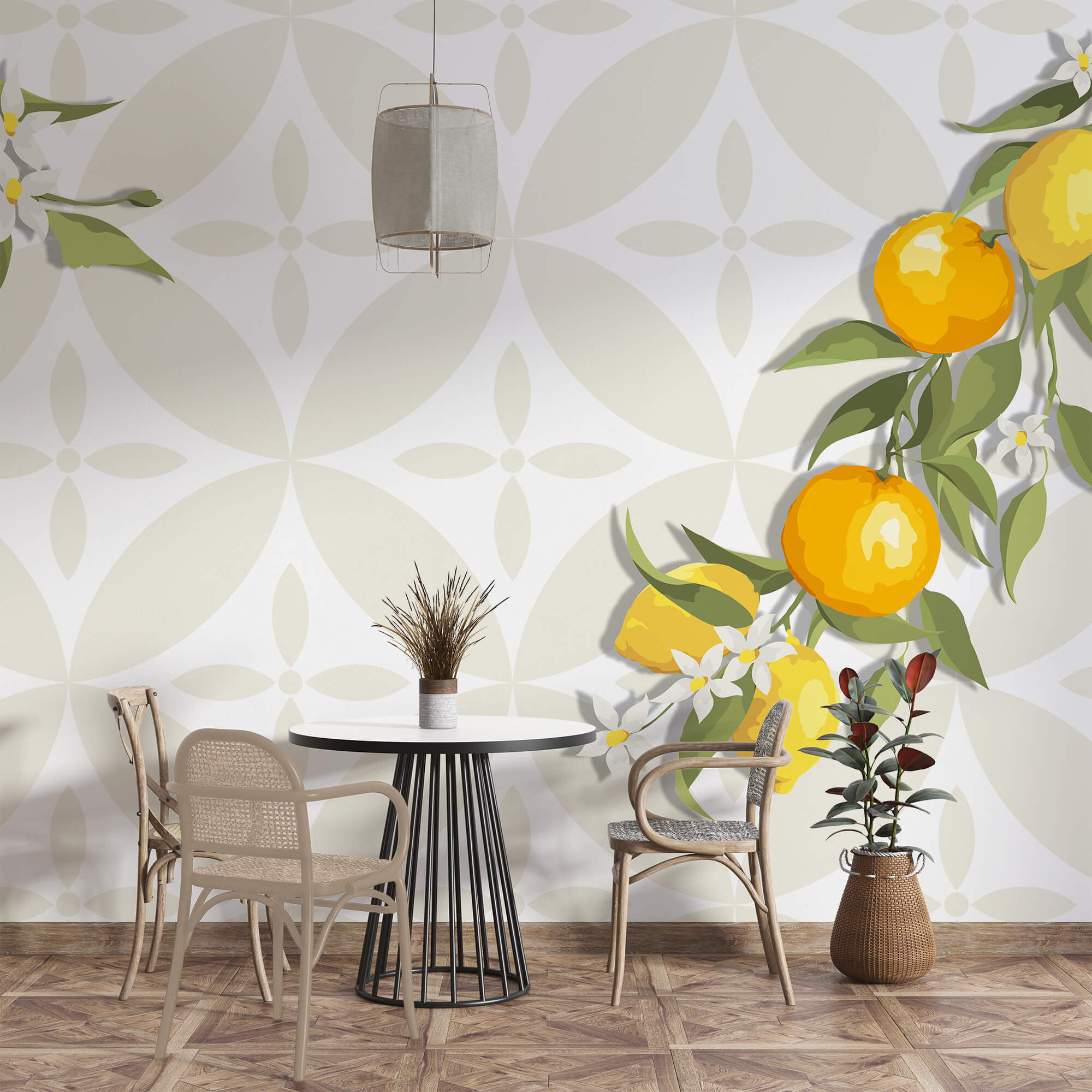 Yellow fruit on a branch