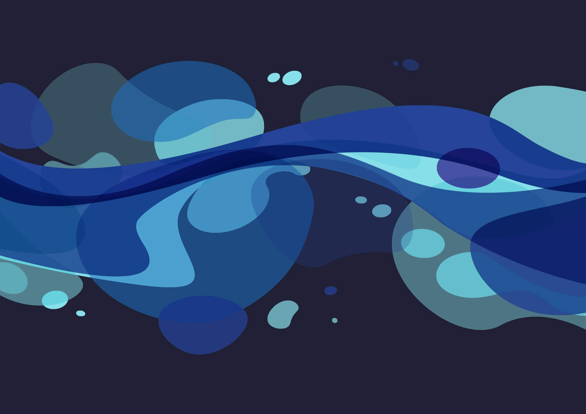 Blue and white swirly design Blue and white swirly design