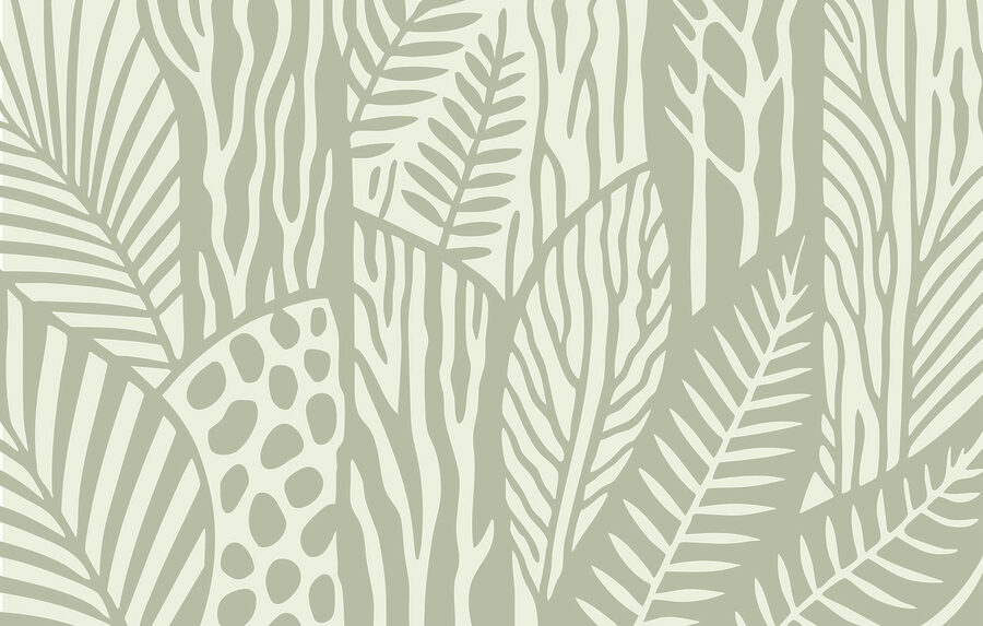 Pattern of leaves and branches