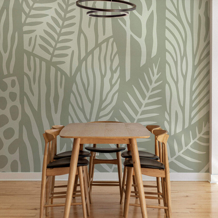 Pattern of leaves and branches