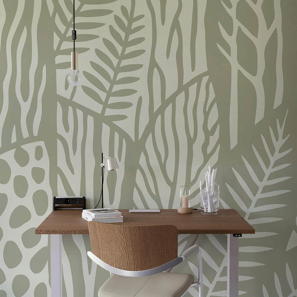 Pattern of leaves and branches Pattern of leaves and branches