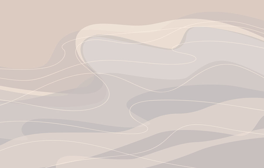Wall murals White and gray background with lines - Image 3