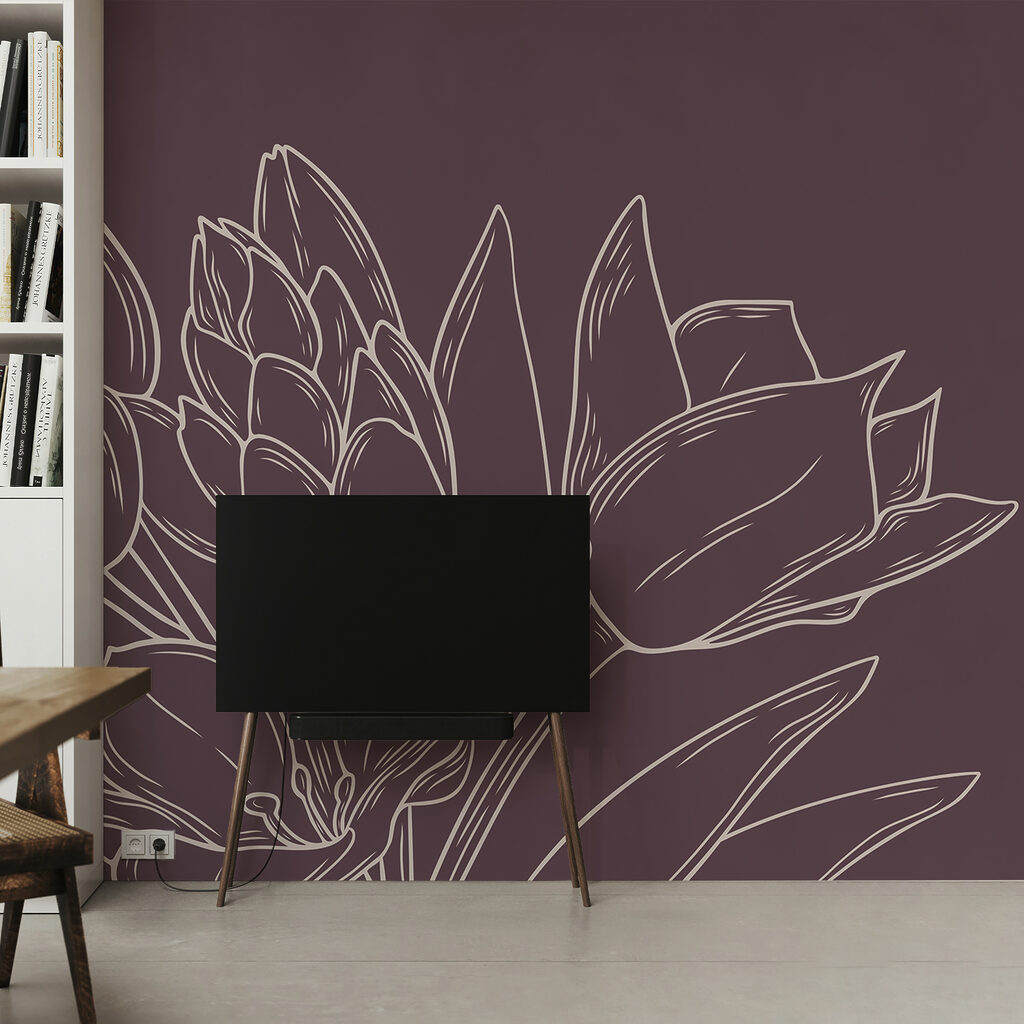 Delicate blooms on a rich backdrop Delicate blooms on a rich backdrop