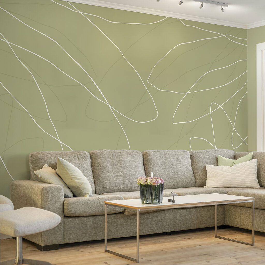 Green background with white lines Green background with white lines