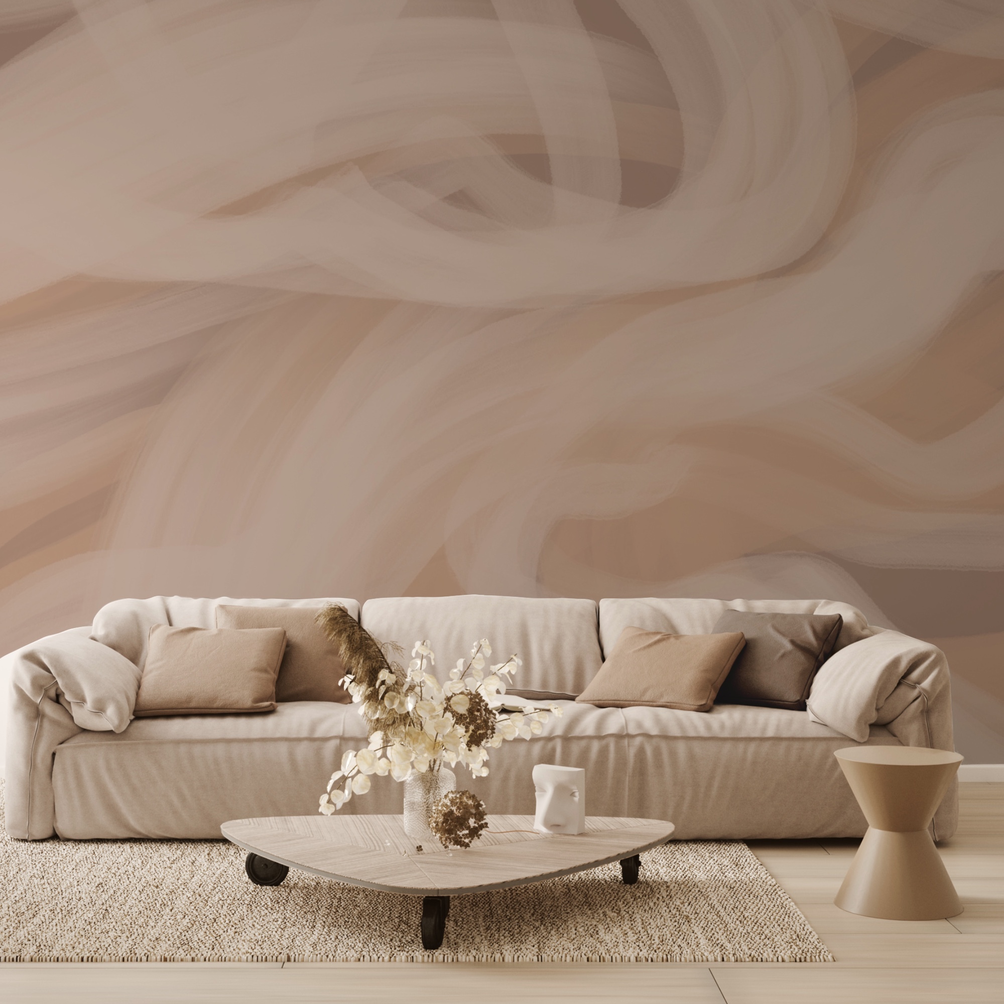 Soft waves in warm tones Soft waves in warm tones