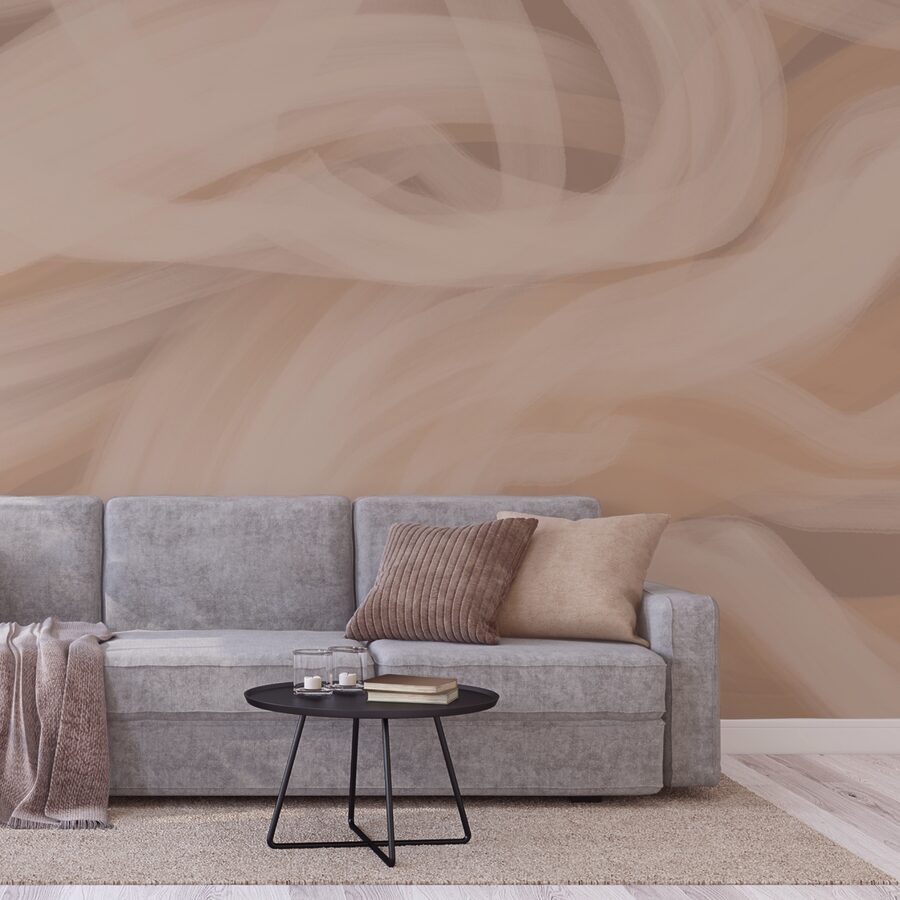 Soft waves in warm tones.