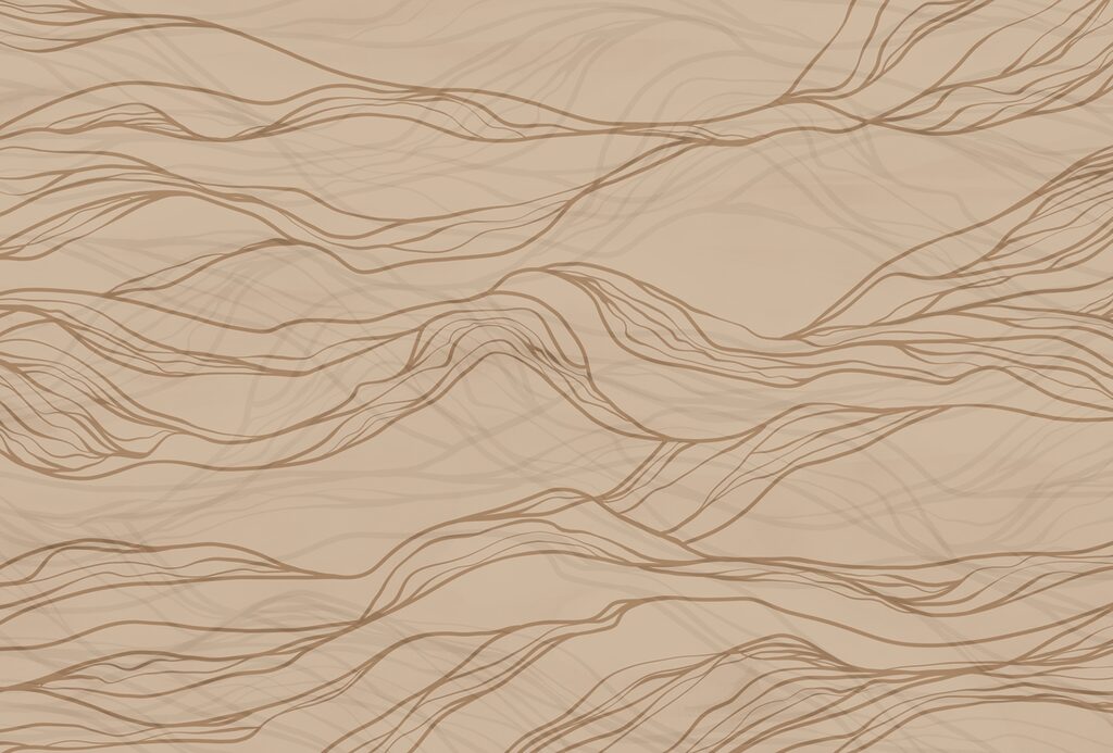 Brown lines on a beige background Brown lines on a beige background