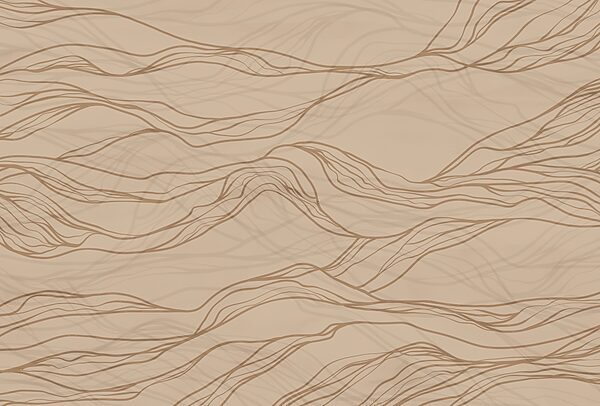 Brown lines on a beige background Brown lines on a beige background