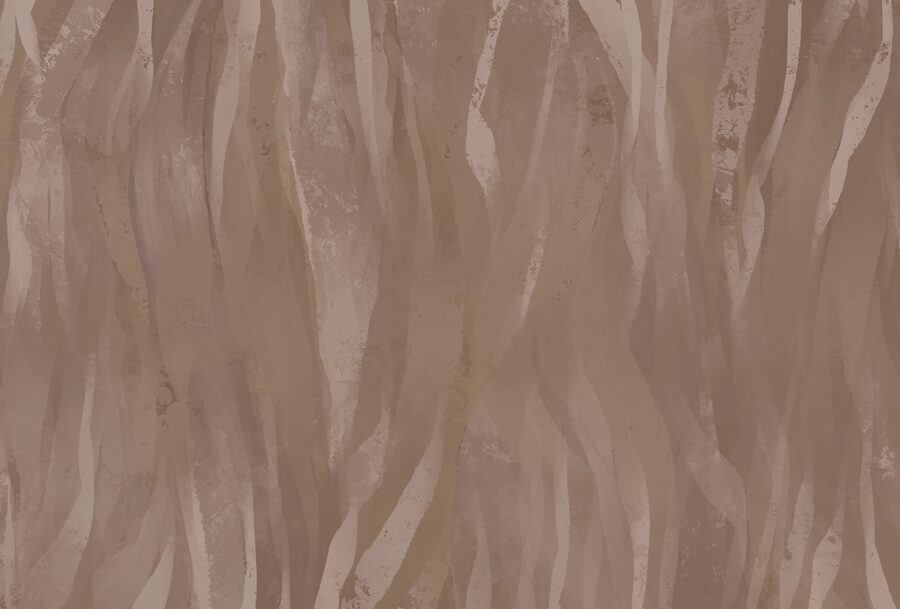 Flowing waves of earthy tones.