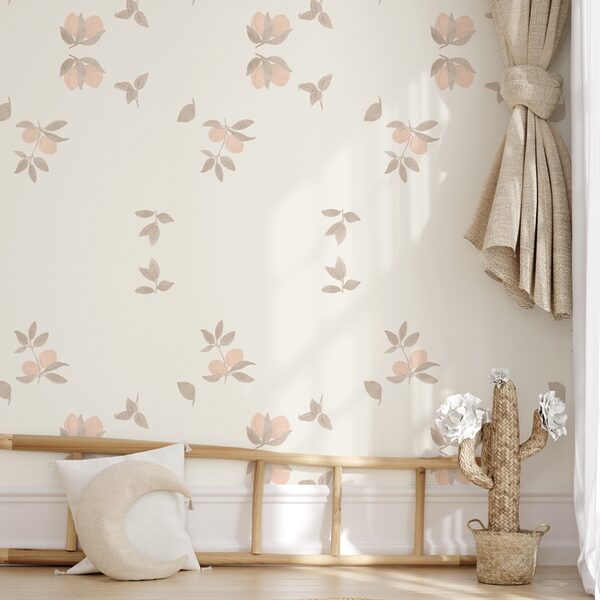 Pattern of leaves and flowers t00162pir2 600x600 - Pattern of leaves and flowers