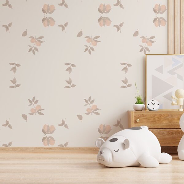 Pattern of leaves and flowers t00162pir3 600x600 - Pattern of leaves and flowers